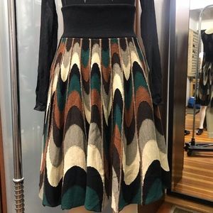 Unusual multicolored skirt. A show stopper!